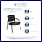 Flash Furniture Black LeatherSoft Guest Chair CH-197221X000-BK-GG - alternate 6
